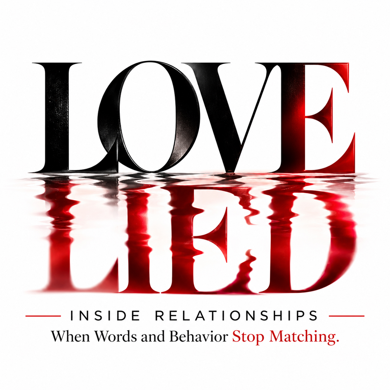 LoveLied logo, Reflections of Deception